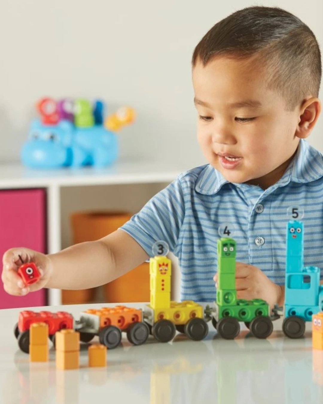 Learning Resources – Sada aktivit MathLink s kostkami Numberblocks Rychlík